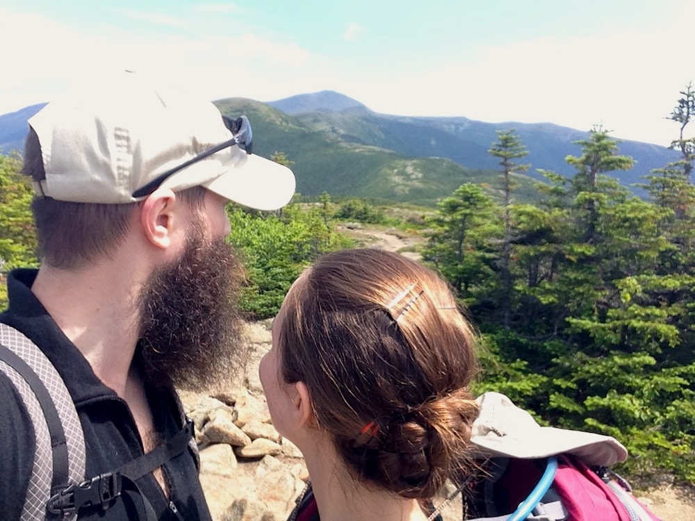 Mr & Mrs FW on the Mt. Pierce summit