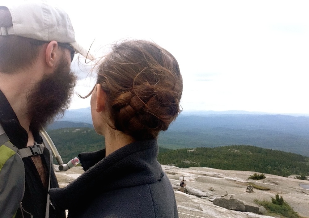 Mr. & Mrs. FW on the summit of Mt. Cardigan